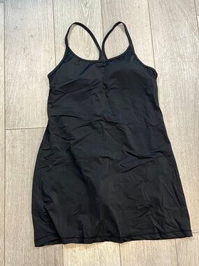 Black Strappy Swim Dress